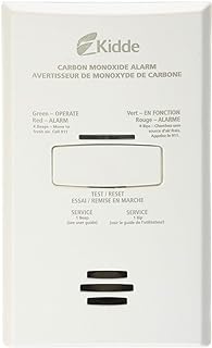 Kidde 900-0263CO-CA Plug-in Carbon Monoxide Alarm (KN-COB-DP2CA), White, 1 Units