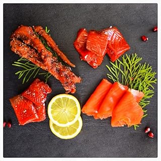 Smoked Salmon Sampler Gift Basket Gourmet Food Box Perfect for Family Corporate Gifts