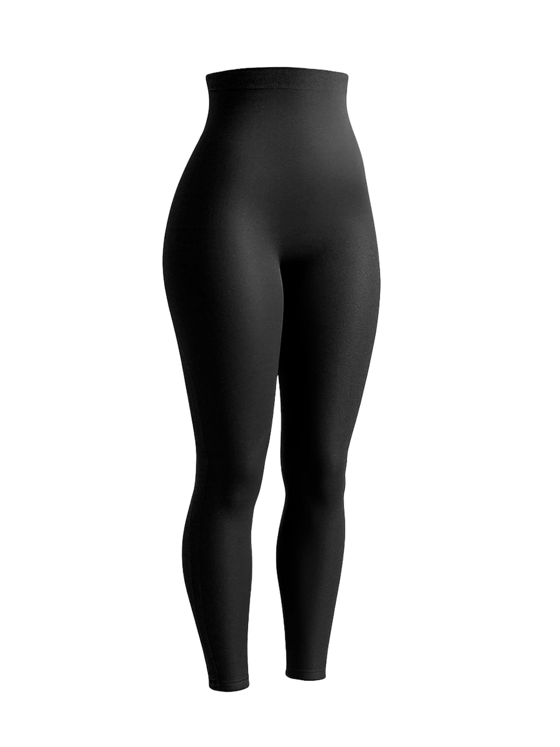 SHAPERMINT High Waisted Tummy Control Compression Leggings for Women - Petite to
