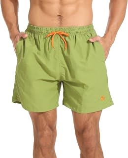 Tansozer Men's Swimming Shorts Summer Swim Trunks Quick Dry