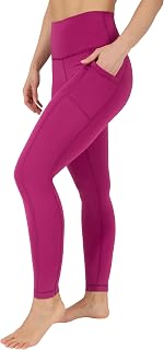 90 Degree By Reflex High Waist Fleece Lined Leggings with Side Pocket - Yoga Pants