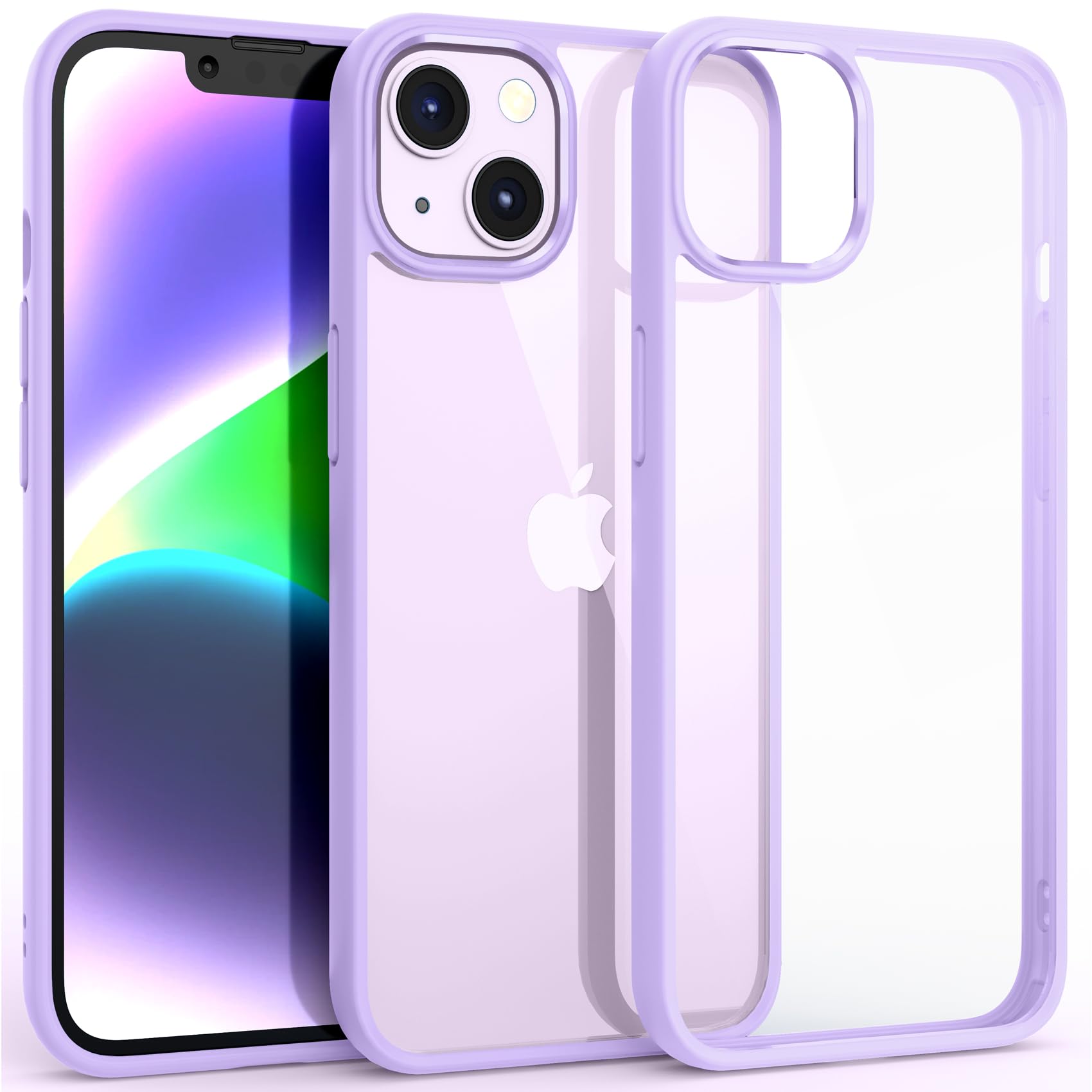 Supdeal Shockproof Clear Case for iPhone 14, [Not Yellowing] [10FT Military Drop