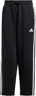 adidas Women's Essentials 3-Stripes Open HEM Fleece Pants