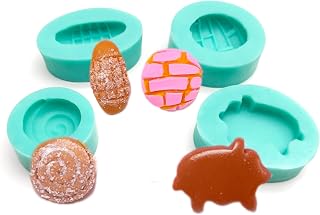 Miniature Mexican Bread Molds, Concha bread miniature size mold, Mexican sweet bread mold set