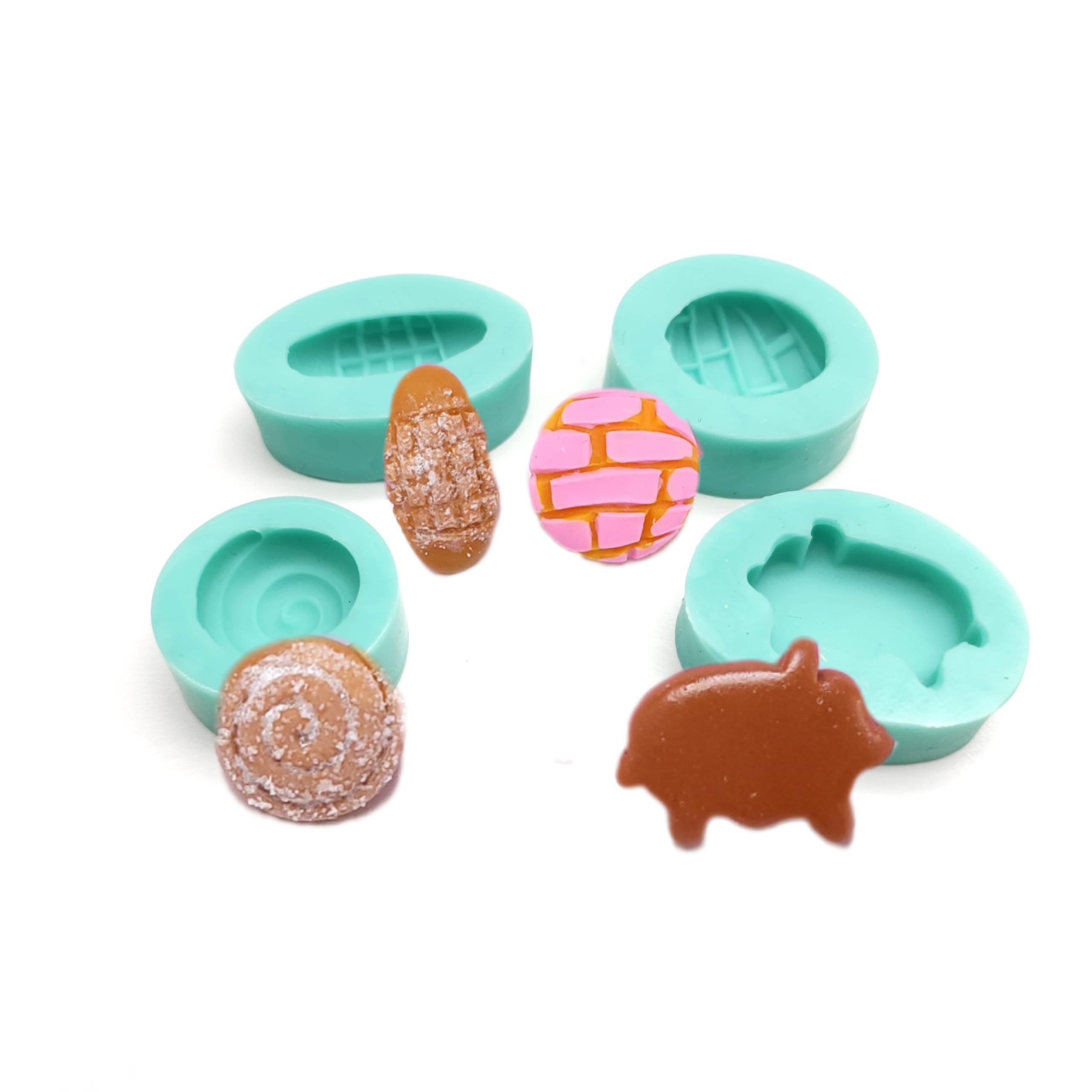 Miniature Mexican Bread Molds, Concha bread miniature size mold, Mexican sweet b
