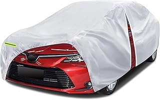Car Cover Waterproof All Weather for Automobiles, Size A2 (178-186 inch)