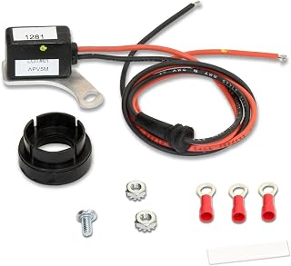 PerTronix Ignitor Electronic Ignition Kit, Ford 8 Cyl - 1281 | Electronic Ignition Conversion Kit for 1957-74 Ford/Mercury/Lincoln Single Point 8 Cylinder Distributors, 12V Negative Ground