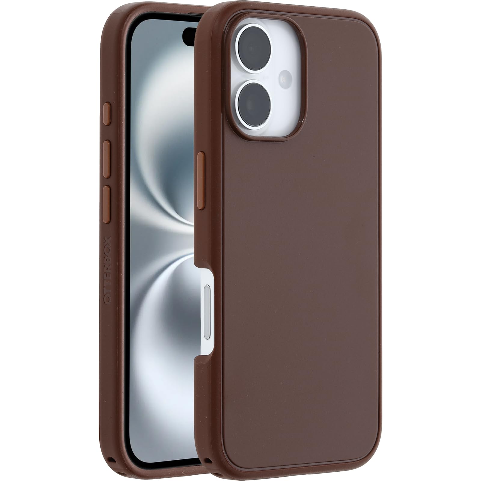 OtterBox Symmetry Series MagSafe Hülle für iPhone 16, Braun