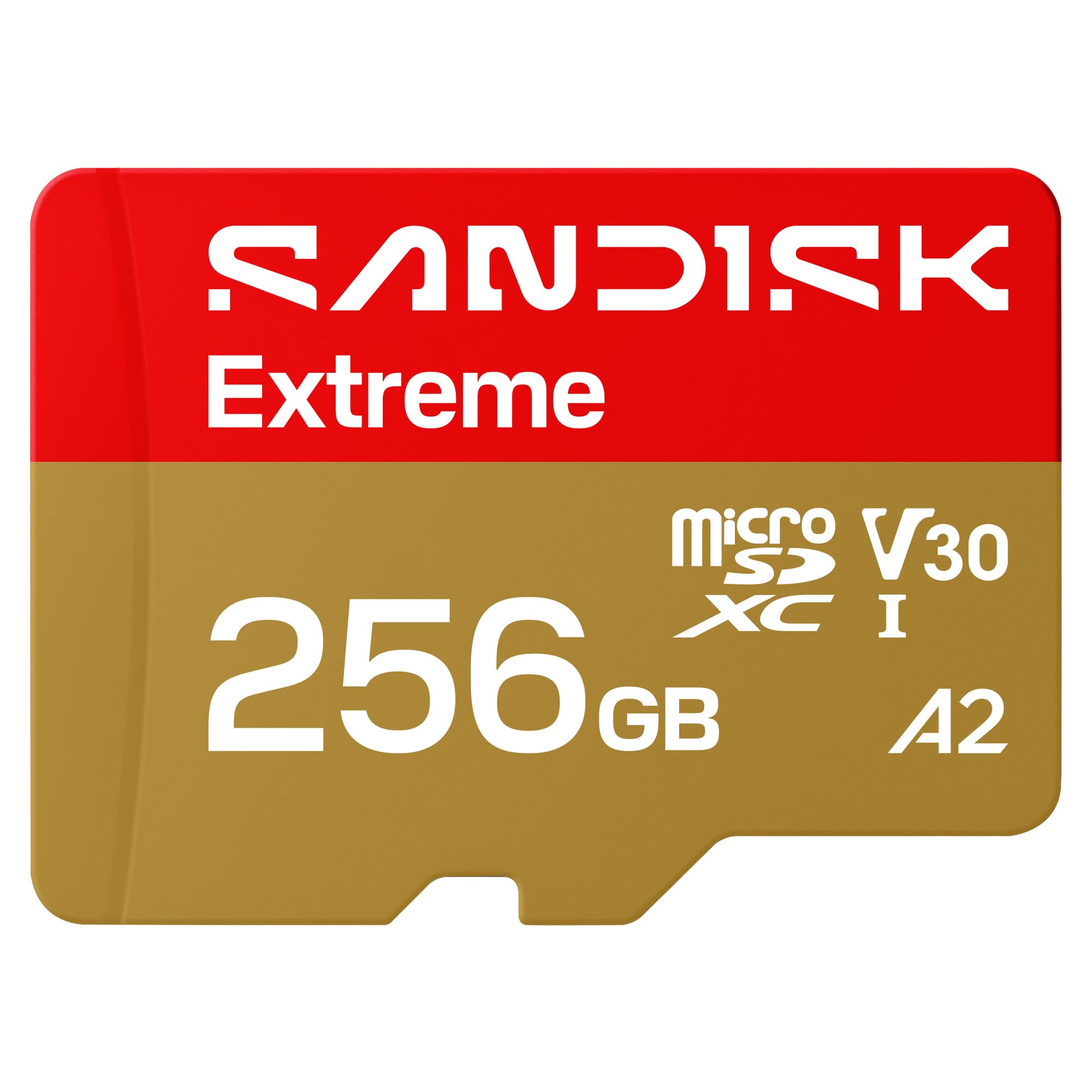 SANDISK 256B Extreme microSD Card + Adapter, Up to 245MB/s Read Speeds | UHS-I, 