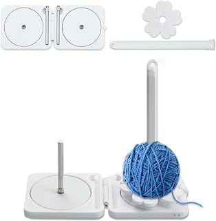 Portable Yarn Holder - Yarn Spinner Winder with Extended Rod