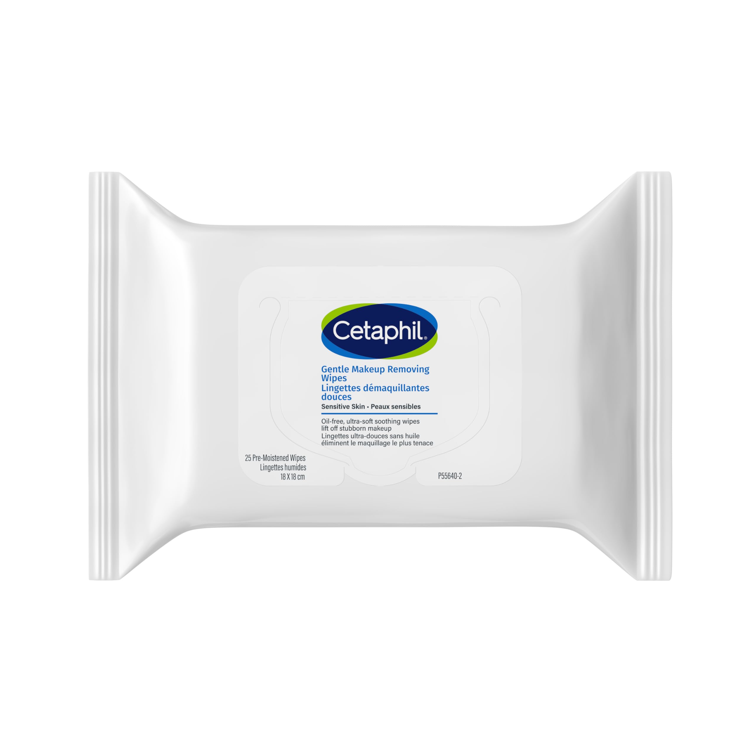 Cetaphil Gentle Makeup Remover Face Wipes, Removes Waterproof Makeup, 25 ct | Hy