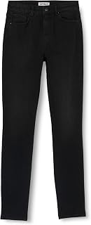 Only Onldruna Hw Skinny Dnm Pimbox, Women's Jeans, Black, 28W / 30L