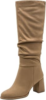 Tamaris Damen Long Boot Heel 1-25523-45, Women's Knee High Boots