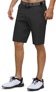 33,000ft Men's Golf Shorts, Outdoor Hiking Shorts, Sun Protection UPF 50+, Lightweight Breathable Casual Shorts