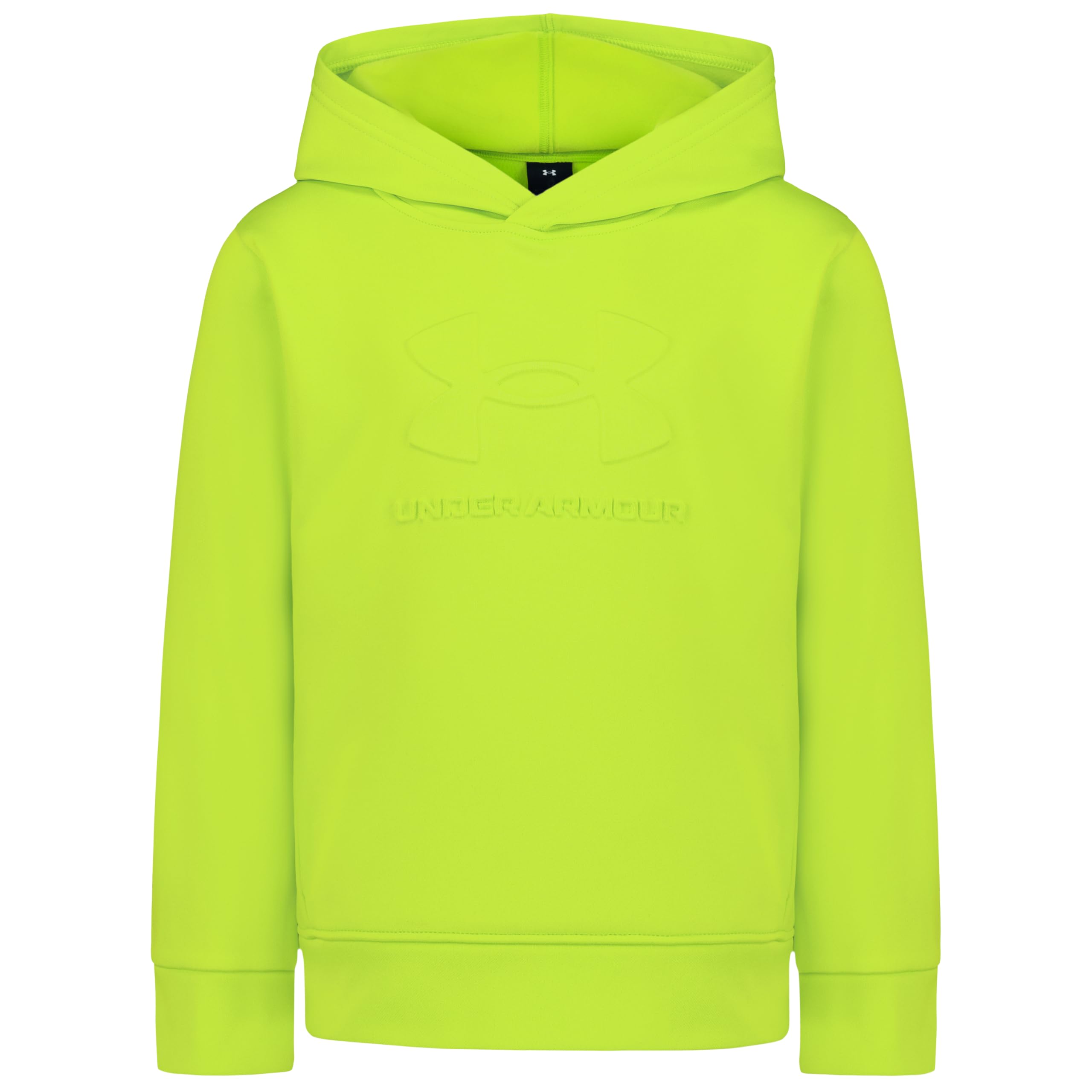 Under Armor Boys' Armour Fleece Solid Big Logo Hoodie
