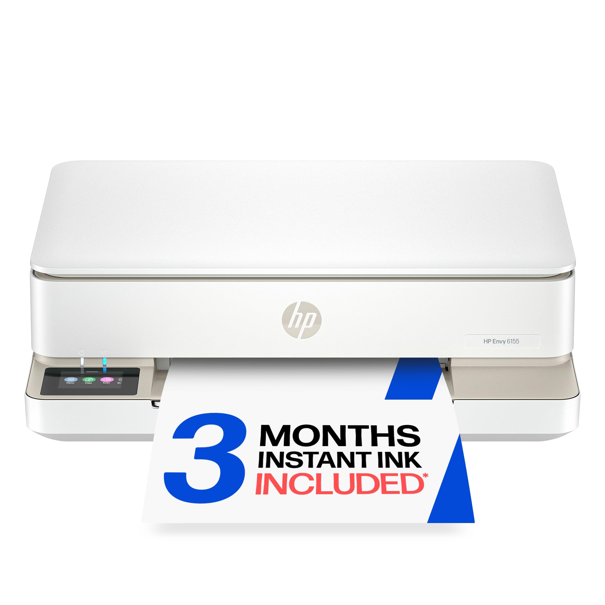 HP Envy 6155 Wireless All-in-One Color Inkjet Printer, Print, Scan, Copy, Duplex
