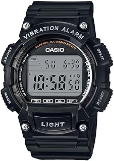 Casio W736H Series | Men’s Digital Watch | 1/100 SEC Stopwatch | Countdown Timer | Super Illuminator LED Light | 100 M Water Resistance | Daily Alarm | Auto Calendar | Dual Time | 10 Yr Battery