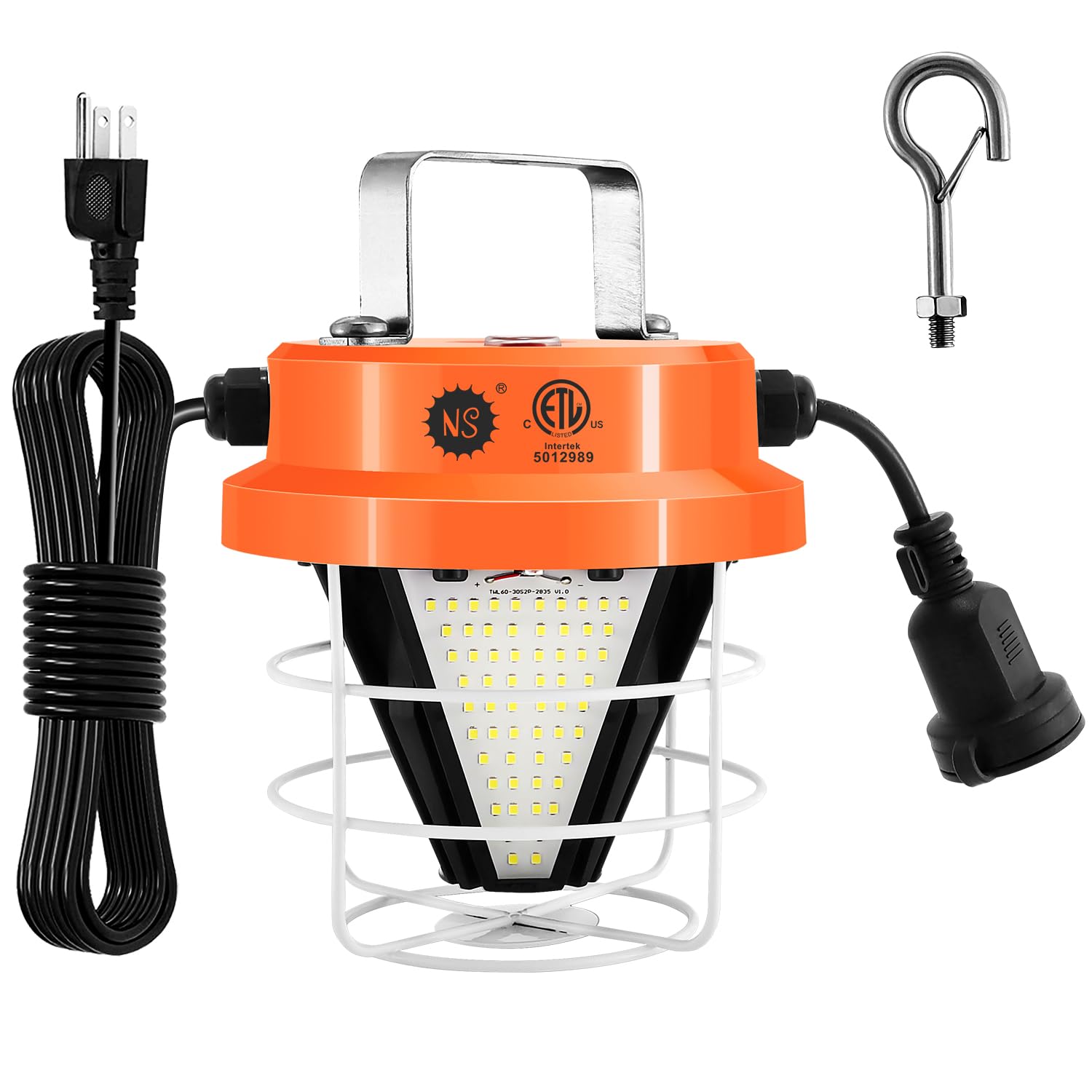 NS 100W Led Temporary Work Light 15000LM Construction Lights 5000K Daylight Whit