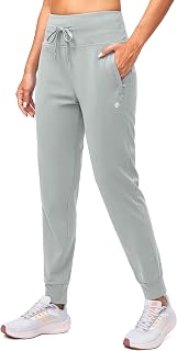 G Gradual Women's Fleece Lined Joggers Water Resistant Hiking Pants