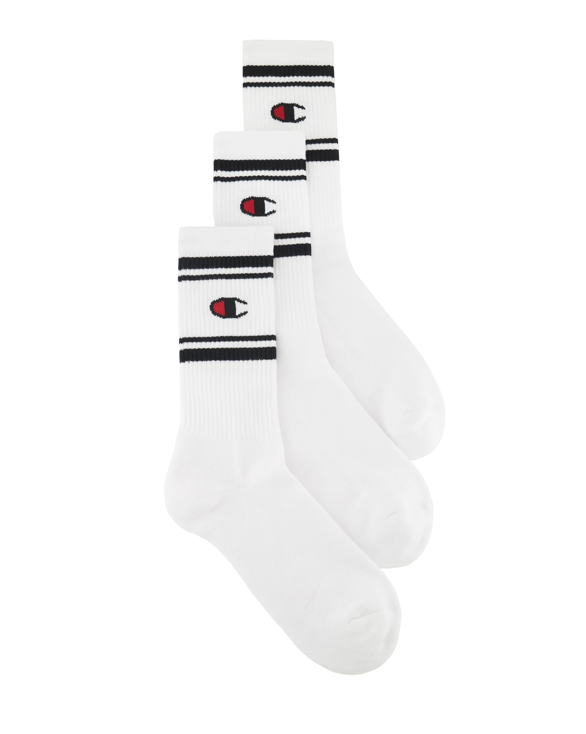 Champion Seasonal Socks 3pp C-logo Crew Socks Unisex – Adult