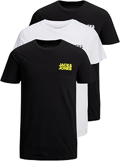 JACK & JONES T-Shirt 3-Pack Logo O-Neck T-Shirt
