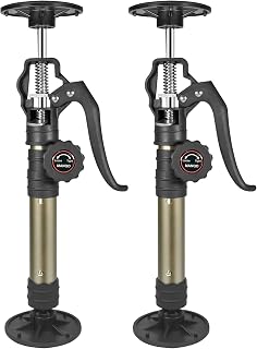 MANQO Cabinet Jacks for Installing Cabinet 3rd Hand Support System Adjustable Support Pole,Supports up to 156 lbs for Drywalls 2Pcs Set (Patent Design)