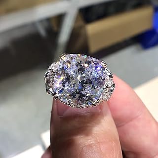 1 Piece Luxury Vintage Hollow Pattern Zircon Stone Full Set Ring Best Engagement Ring for Women for Date Night Party