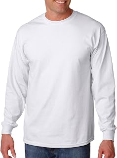 Gildan - Men's Double-needle Jersey Top with Bottom Hem