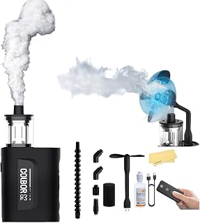 COLBOR CF3 V2 Fog Machine 30W Portable Fog Machine Mini Fogger (2026) | with 60° Tilt-Protection for Outdoor Party Cosplay Halloween Rechargeable Smoke Machine Fog