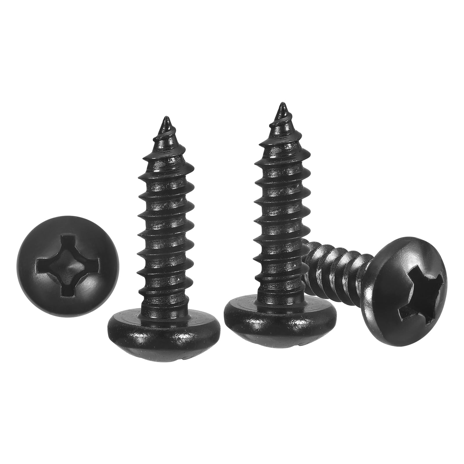 METALLIXITY Phillips Cup Head Self Tapping Screws (#12 x 3/4 Inches) 50 Pieces, 