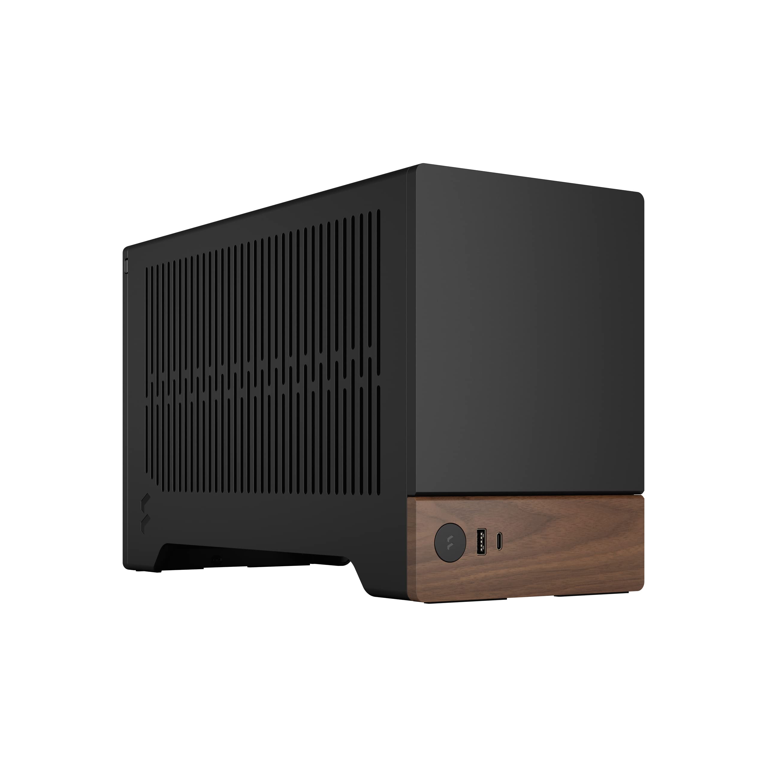 Fractal Design Terra Graphite - Wood Walnut front panel - Small form factor - mI