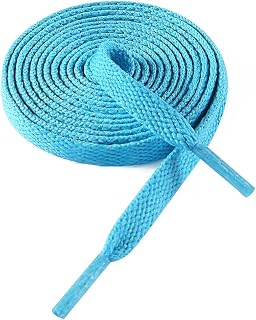 VSUDO 8mm Flat Sports Laces and Laces for Sneakers, Sneakers and Sports Shoes - 29 Colours and 14 Lengths Available, Cheap and Durable - 1 or 2 Pairs