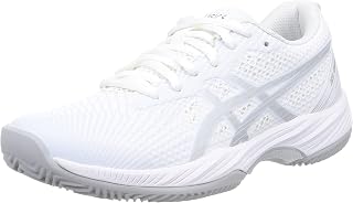 ASICS Gel-Game 9 Clay/OC, Women's Trainers, White Pure Silver, 38 EU