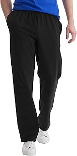 Hanes Essentials Men's Sweatpants, Men's Cotton Jersey Pants with Pockets, 33" - Men's Trousers