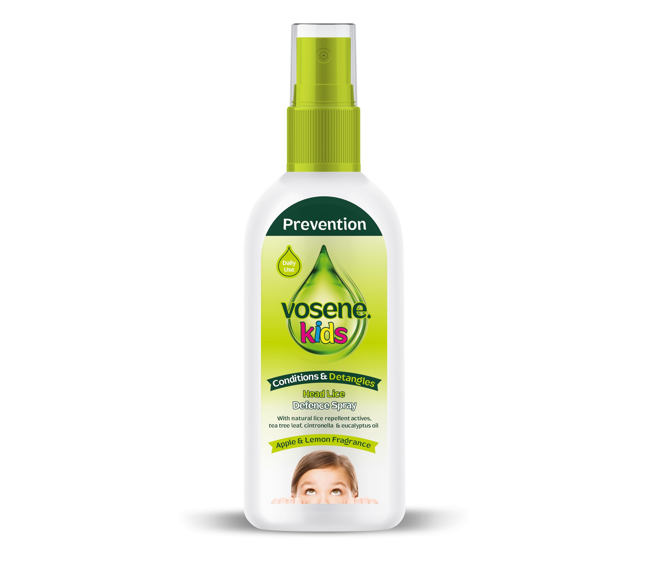 Vosene Defence Spray - Apple & Lemon Natural Head Lice Defence Spray 150ml | Con