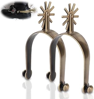Cowboy Spurs sporen Cowboy Toxic Horse Spurs Vintage Cowboy sporen with Gear for Riding Otros Productos sporen Cowboy Cowboy sporen Éperons