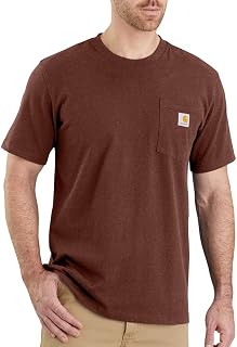 Carhartt Herren Relaxed Fit Heavyweight Short-Sleeve K87 Pocket T-Shirt Work Utility T-Shirt