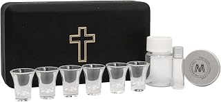 Miracle Meal Hard Case Communion Set – Compact Kit for Spiritual Care Anywhere (6 cups)