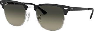 Ray-Ban RB3716 Clubmaster Metal Square Sunglasses for Men for Women