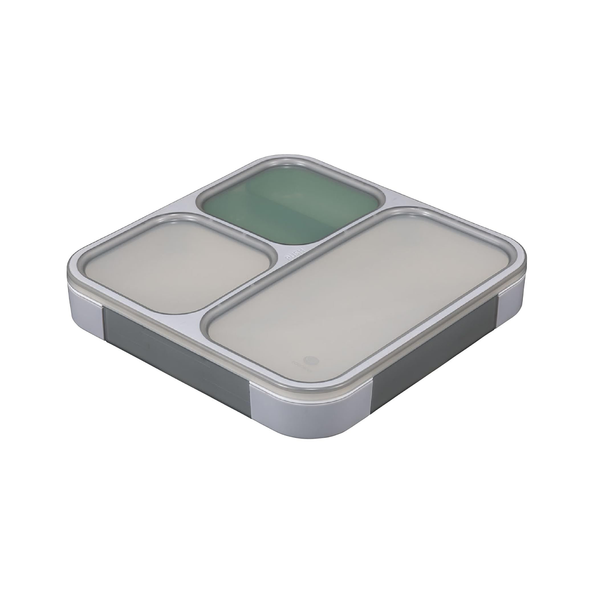 Foodman DSK Slim Bento Box, Antibacterial, 28.7 fl oz (800 ml), Side Cup Include