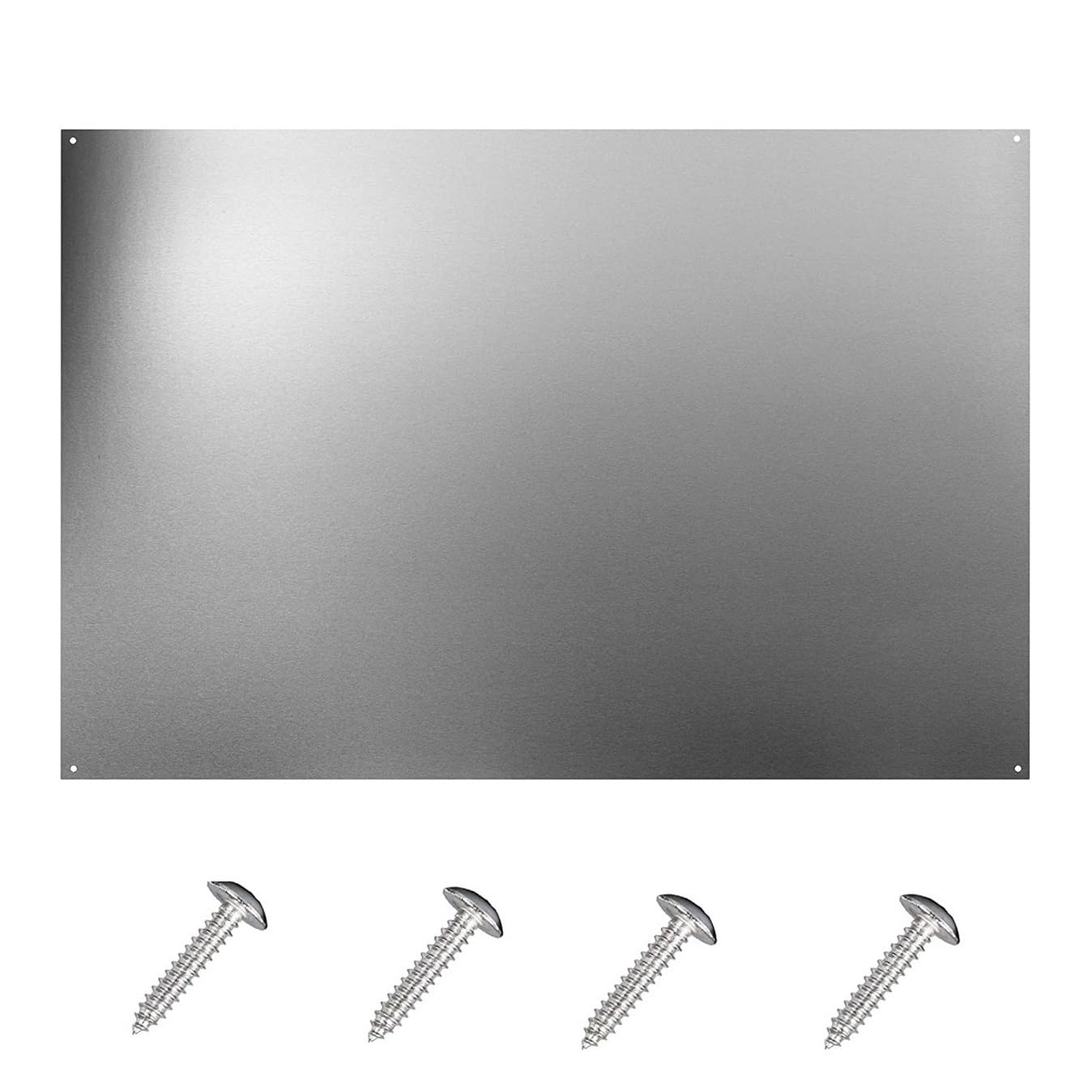 24 x 30-inch Reversible Stainless Steel Backsplash for Kitchen wall，Splatter Gua
