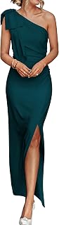 PRETTYGARDEN Women's One Shoulder Cocktail Maxi Dresses