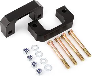 JiiinMiiin 2" Front Leveling Lift Kit 2007-2024 Chevy Silverado GMC | Compatible With 2007-2024 Chevy Silverado GMC Sierra 1500 Pickup, 2 inch Suspensions Struts Spacer, Black