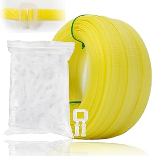 Box Packing Strapping Tool, Polypropylene Pallet/Box Strapping kit: 330'' x 1/2'' Strapping and 100 pcs Plastic Buckles,Manual Packing
