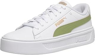 Puma Womens Smash V3 Platform Lace Up Sneakers Shoes Casual