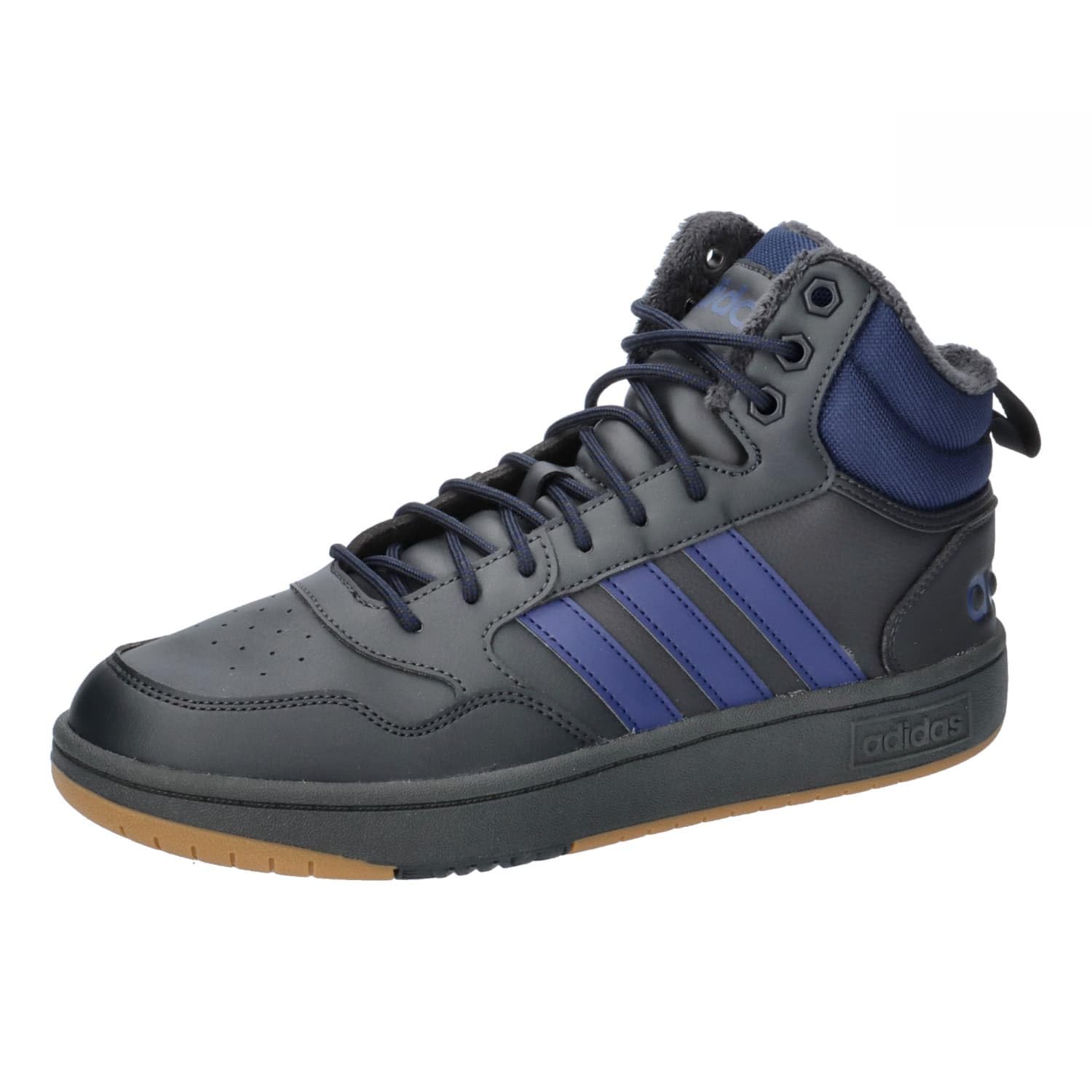 adidas Hoops 3.0 Mid Lifestyle Basketball Classic Fur Lining Winterized ShoesMen