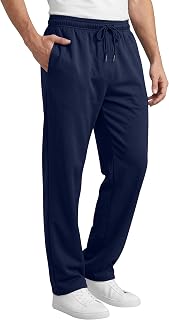 Love My Fashions Joggers for Men UK Tracksuit Jogging Bottoms Men’s Fleece Joggers Open-Hem Sweatpants with Pockets Drawstring Trousers Gym Workout