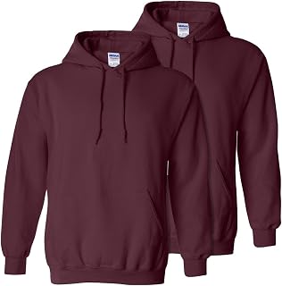 Gildan Adult Preshrunk Hooded Sweatshirt (Pack of 2)
