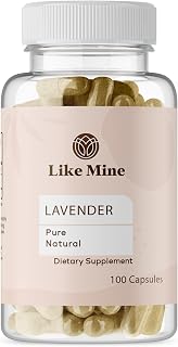 Like Mine Lavender Extract (100 Capsules), Pure & Natural, Herbal Supplement, No Fillers