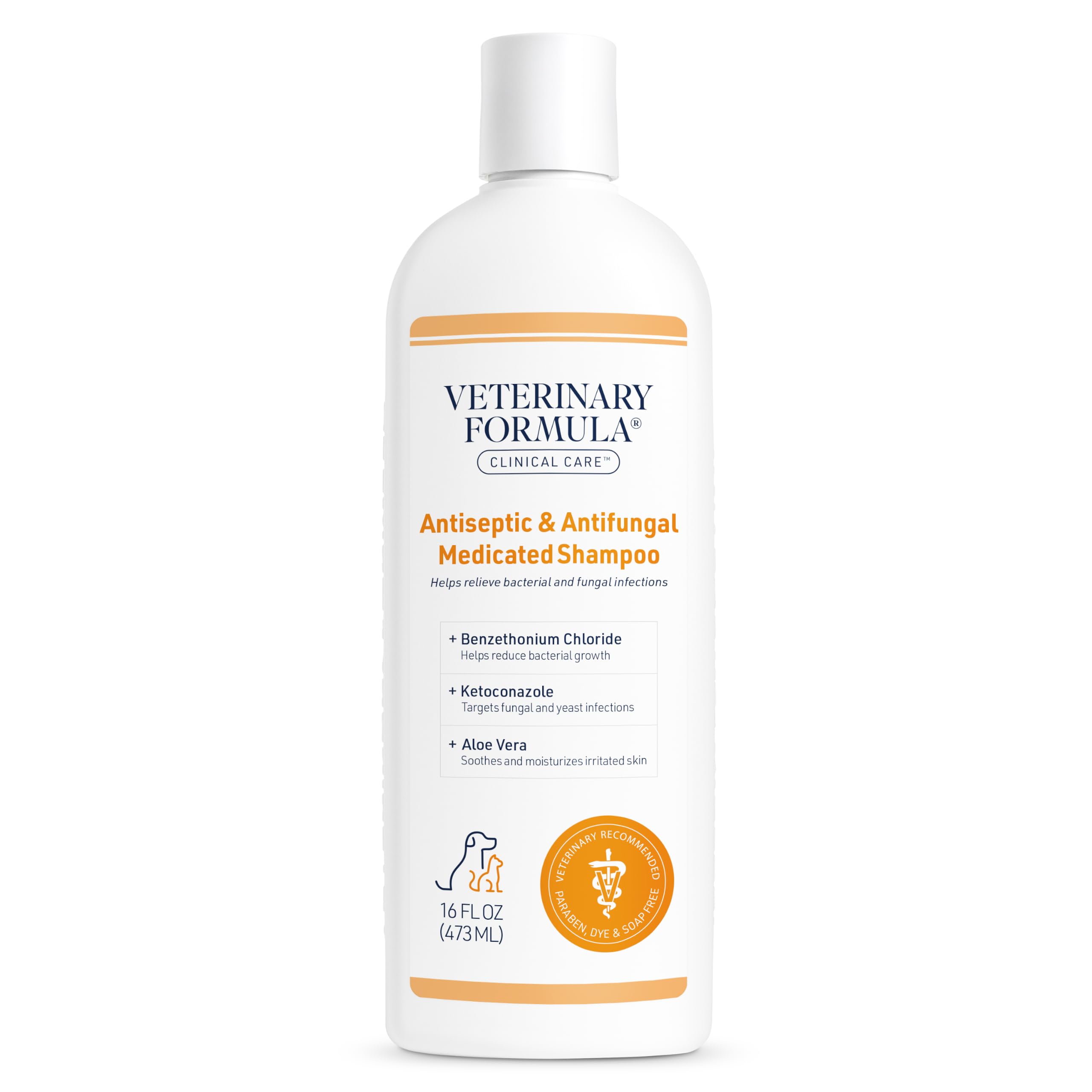Veterinary Formula Antiseptic & Antifungal Shampoo - Medicated - 16 oz | For Dog